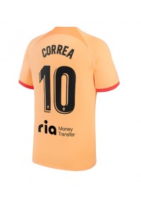 Atletico Madrid Angel Correa #10 Voetbaltruitje 3e tenue 2022-23 Korte Mouw